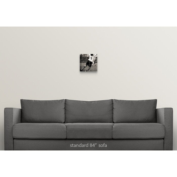 "Goalie jumping" Canvas Wall Art