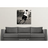 "Goalie jumping" Canvas Wall Art