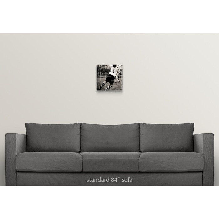"Goalie jumping" Canvas Wall Art