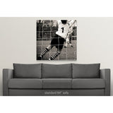 "Goalie jumping" Canvas Wall Art