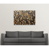 Premium Thick-Wrap Canvas entitled Honey bees (Apis) in hive