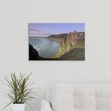 Premium Thick-Wrap Canvas entitled Landscape, Worms Head, West Glamorgan, Wales.