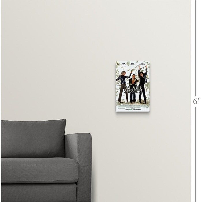 "Mad Money - Movie Poster" Canvas Wall Art