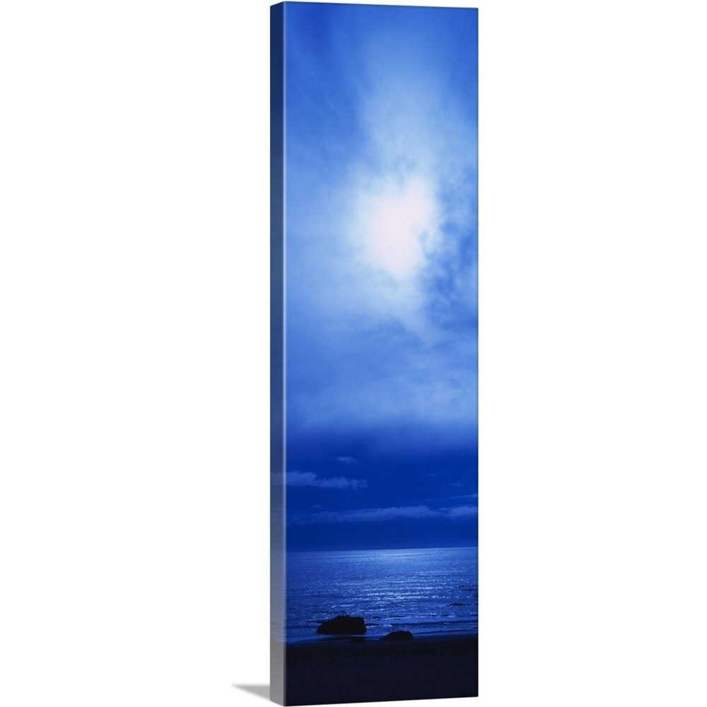 "Ocean at night, Bandon State Natural Area, Bandon, Coos County, Oregon" Canvas Wall Art