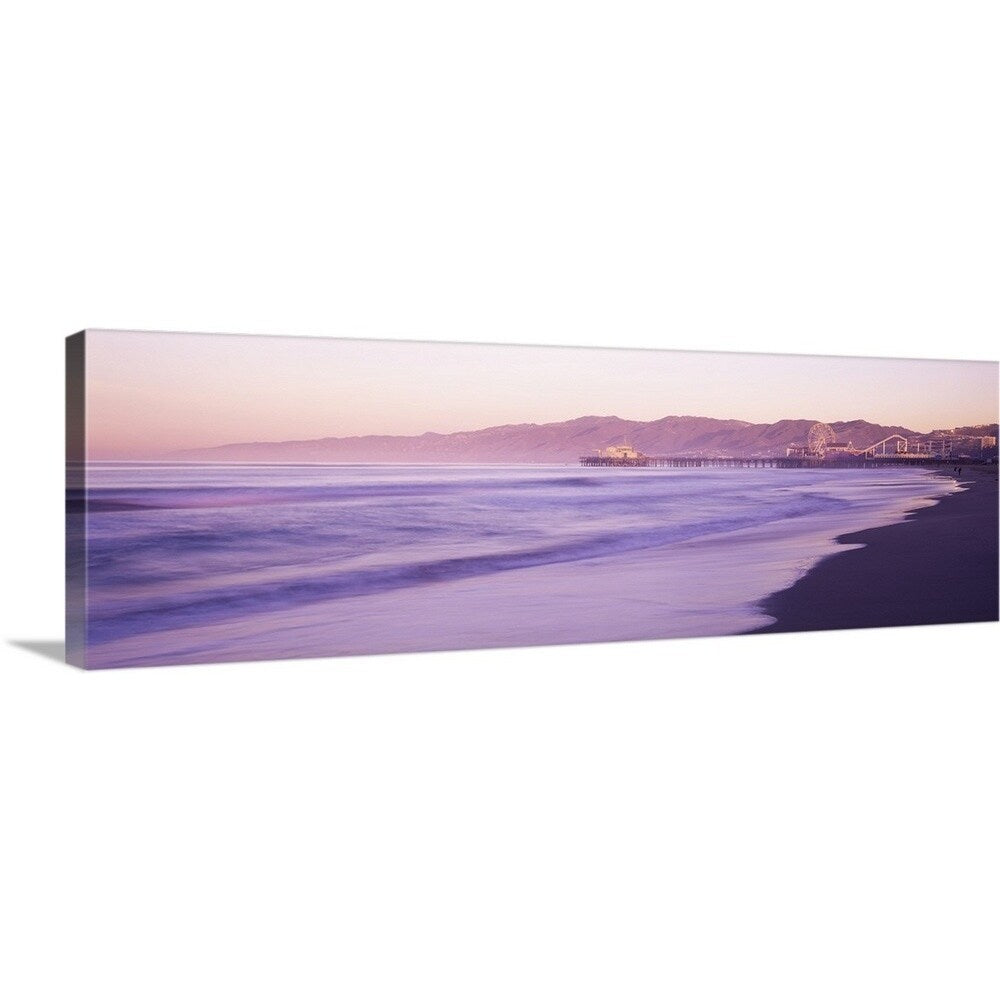 "Santa Monica Pier CA" Canvas Wall Art