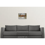 "Sheard's Mill covered bridge, eastern PA" Canvas Wall Art