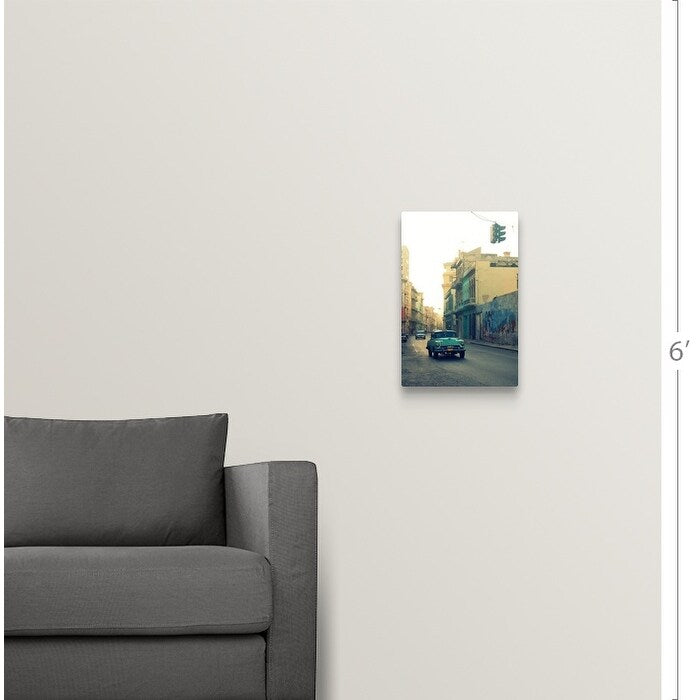 "Street view in Havana, Cuba." Canvas Wall Art