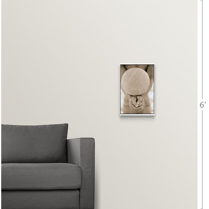 "Volleyball Close-Up" Canvas Wall Art