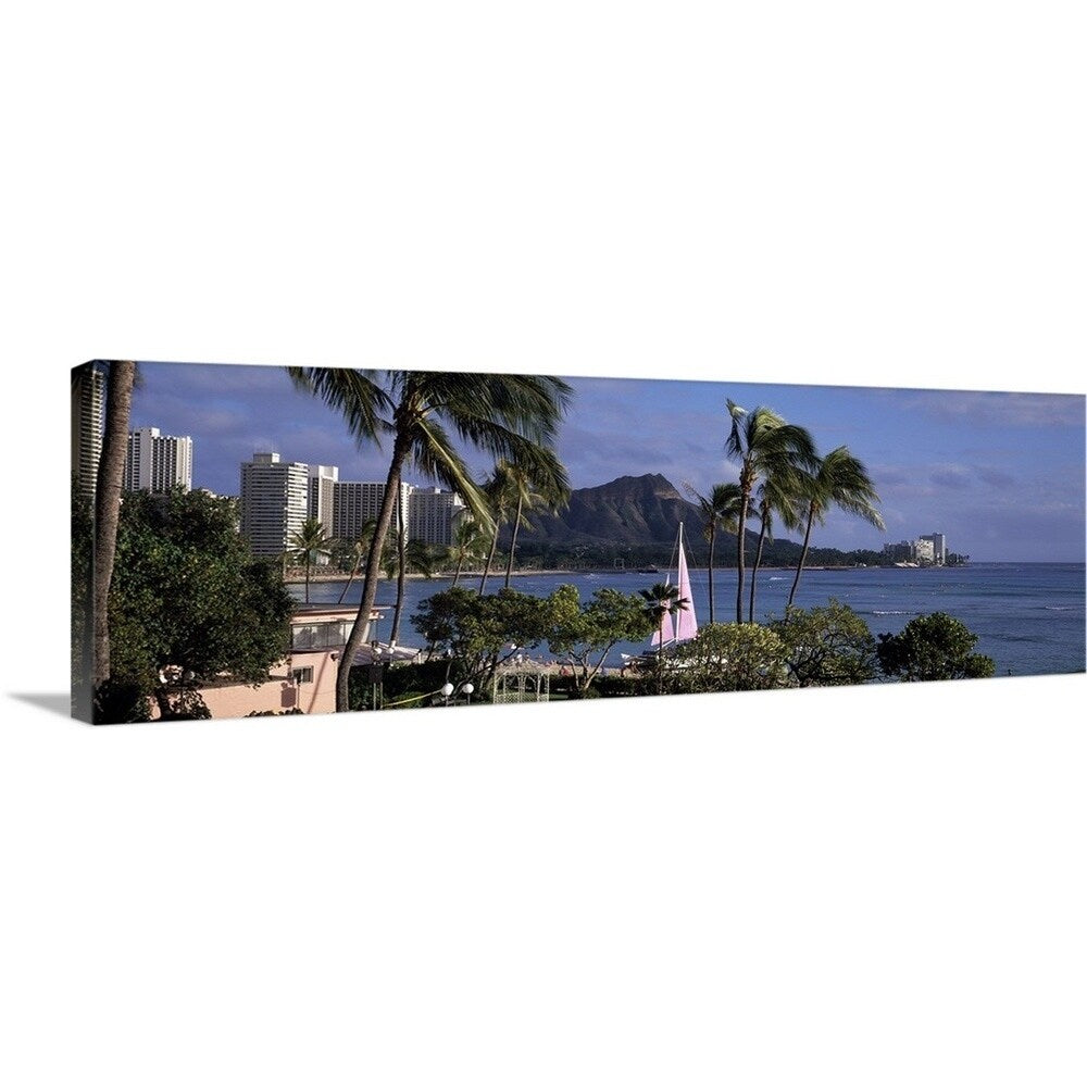 "Waikiki Beach HI" Canvas Wall Art