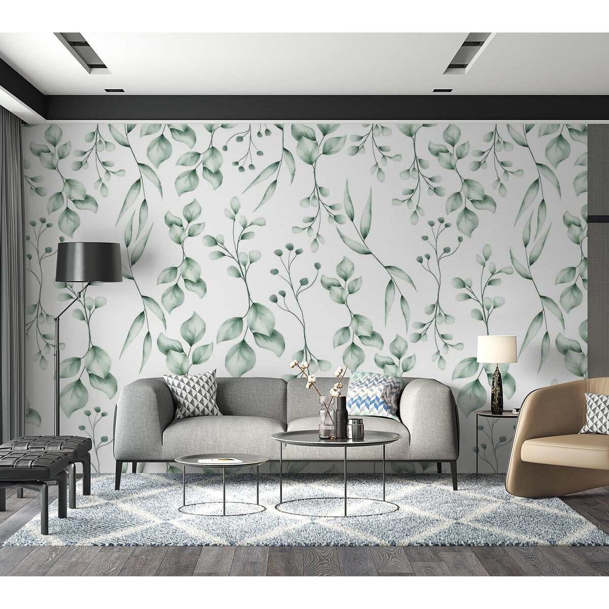 Premium Wallpaper Wall Mural - Botanical Elegance