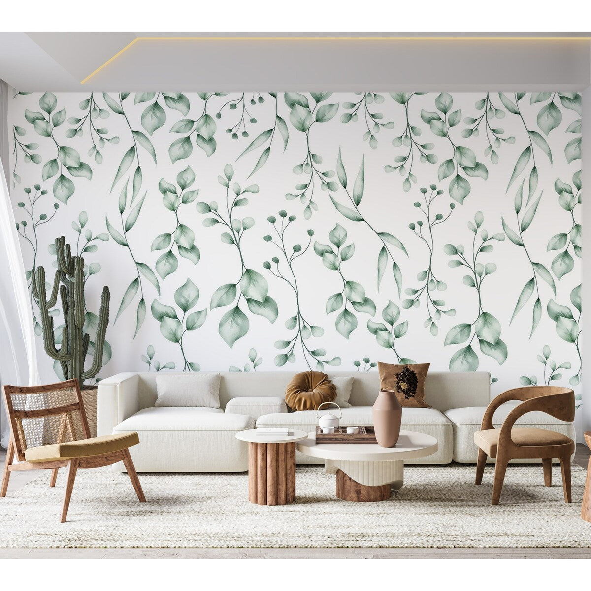 Premium Wallpaper Wall Mural - Botanical Elegance