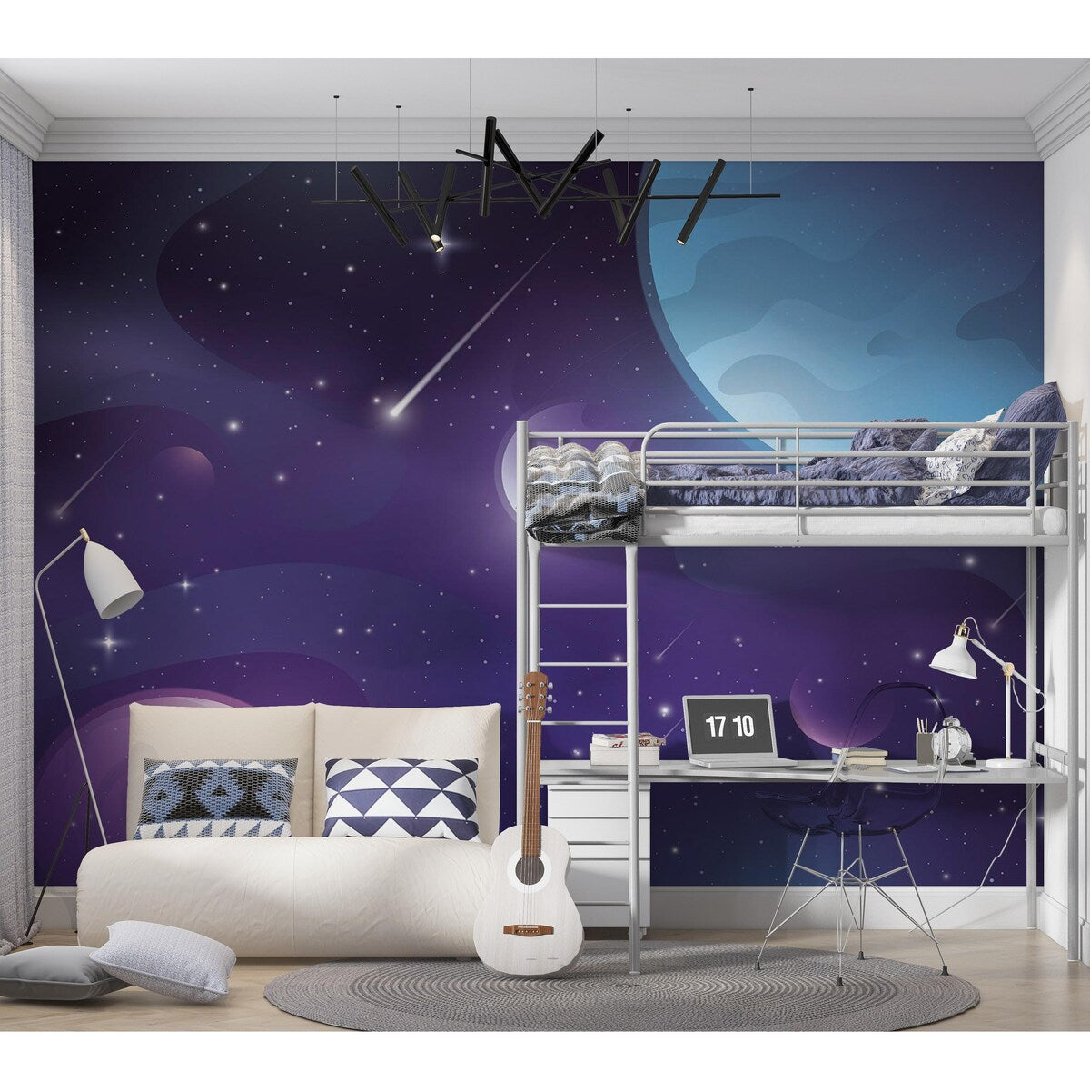 Premium Wallpaper Wall Mural - Celestial Space Scene