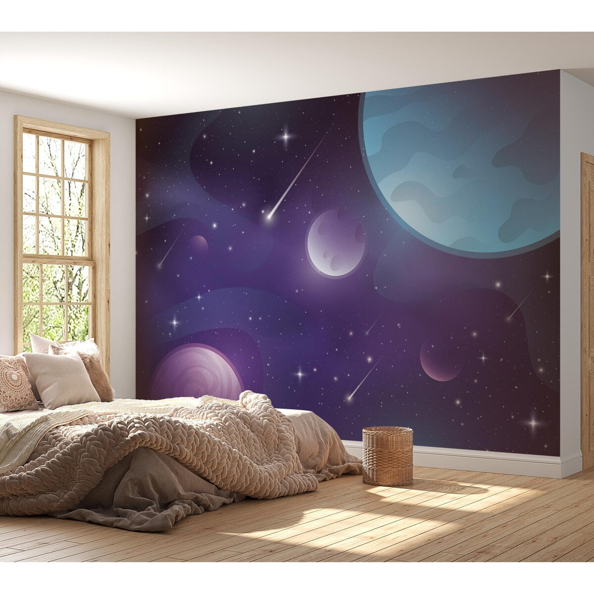 Premium Wallpaper Wall Mural - Celestial Space Scene