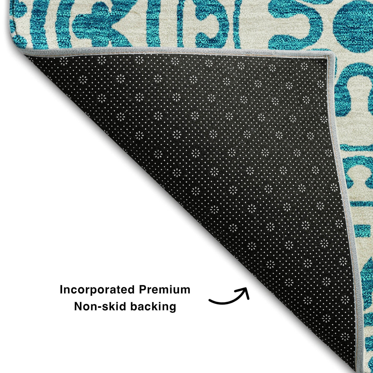 Premium Washable Super Soft Vanishing Medallion Mayfield Rug