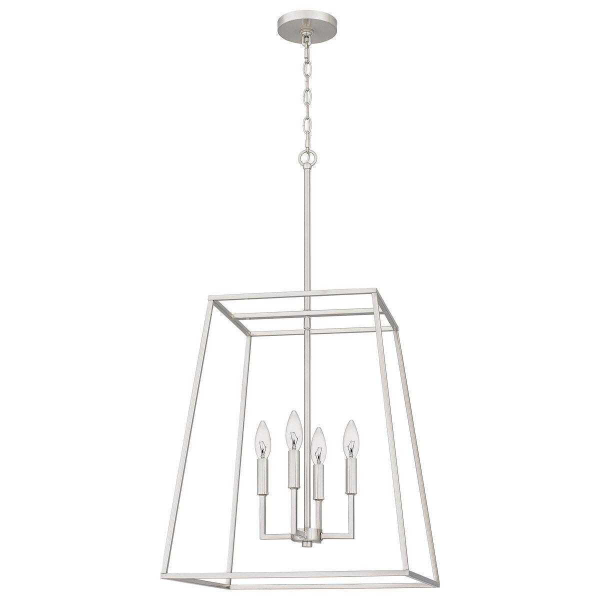 Prescott 4-Light Brushed Nickel Pendant