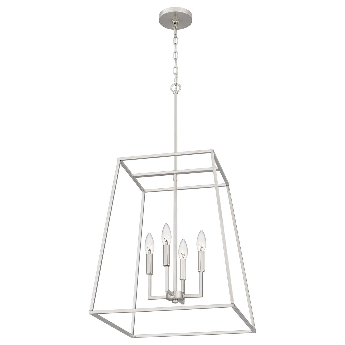 Prescott 4-Light Brushed Nickel Pendant