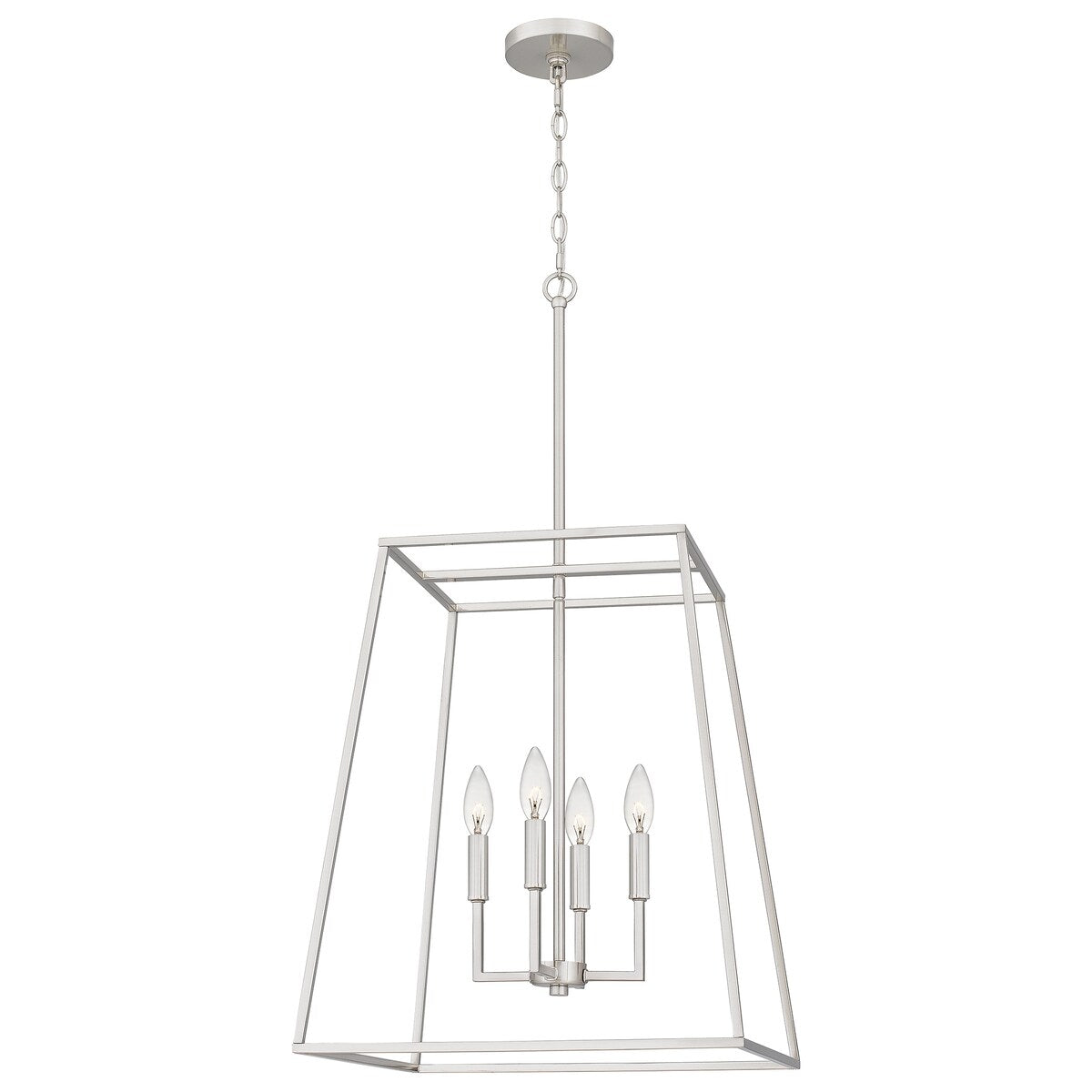 Prescott 4-Light Brushed Nickel Pendant