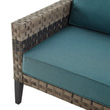Prescott Outdoor Wicker Armchair - 32.5"x31.75"x30"