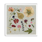 Pressed Assortment I -Gallery Wrapped Canvas - yellow, blue, green, red, black, white