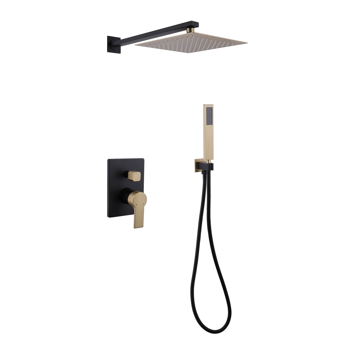 Pressure Balanced Complete Shower System With Rough-In Valve