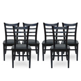 Prestage Rubberwood Dining Chairs (Set of 6) by Christopher Knight Home