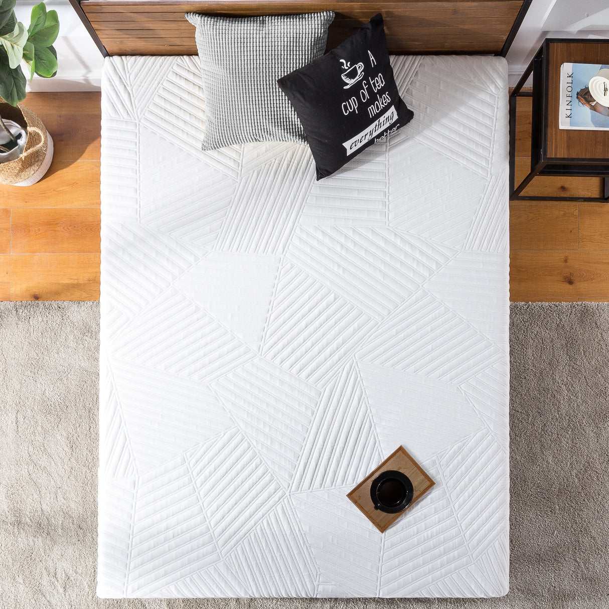 Priage by ZINUS 12 Inch Cooling Copper Adaptive Pocket Spring Hybrid Mattress