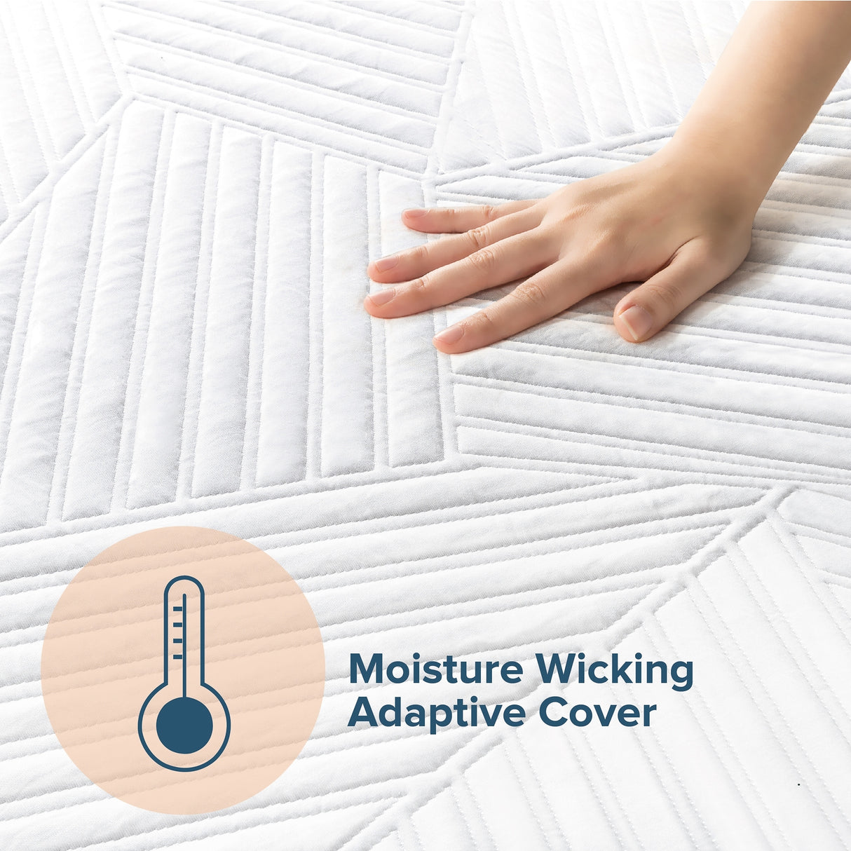 Priage by ZINUS 12 Inch Cooling Copper Adaptive Pocket Spring Hybrid Mattress