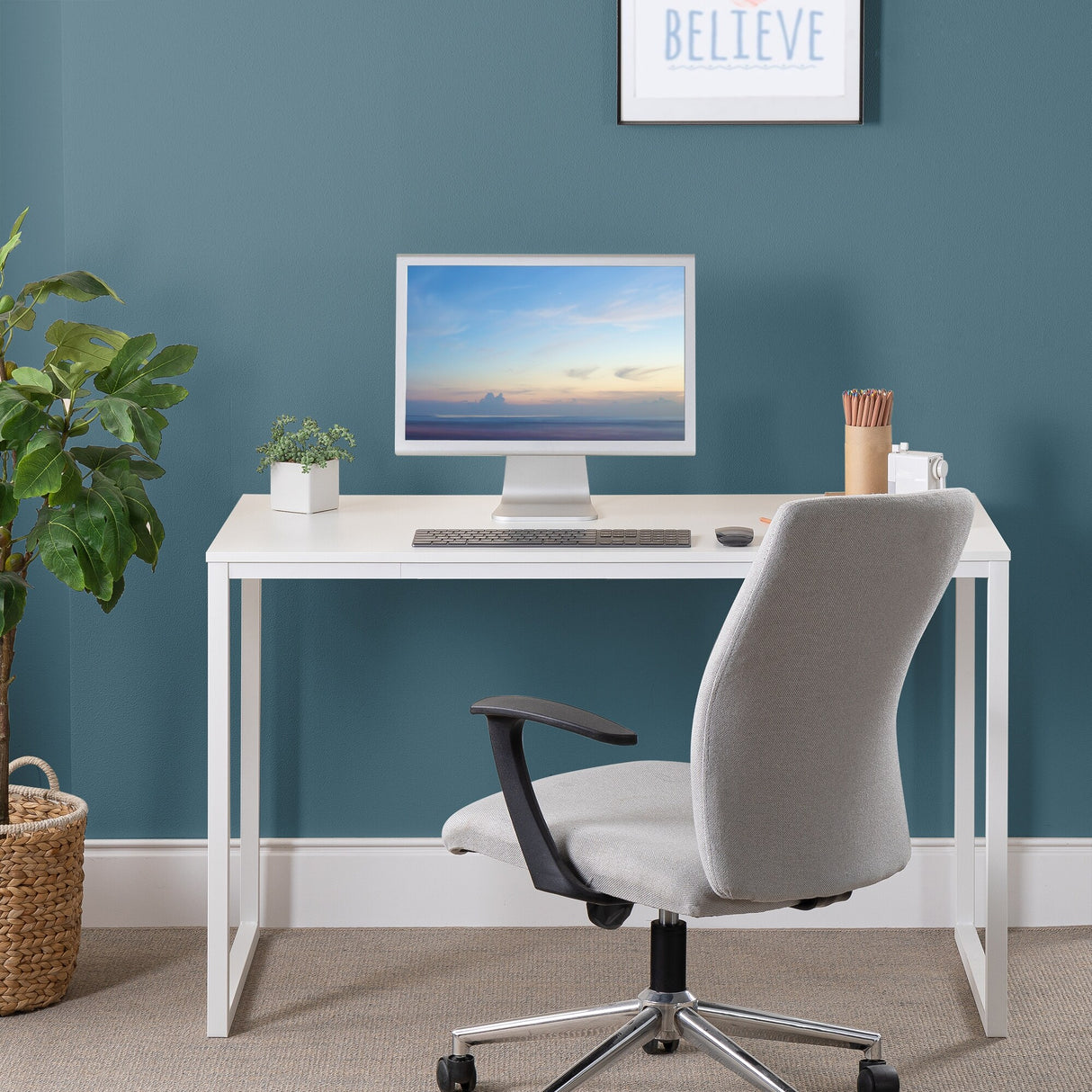 Priage by ZINUS 47 Inch Frame Metal Desk