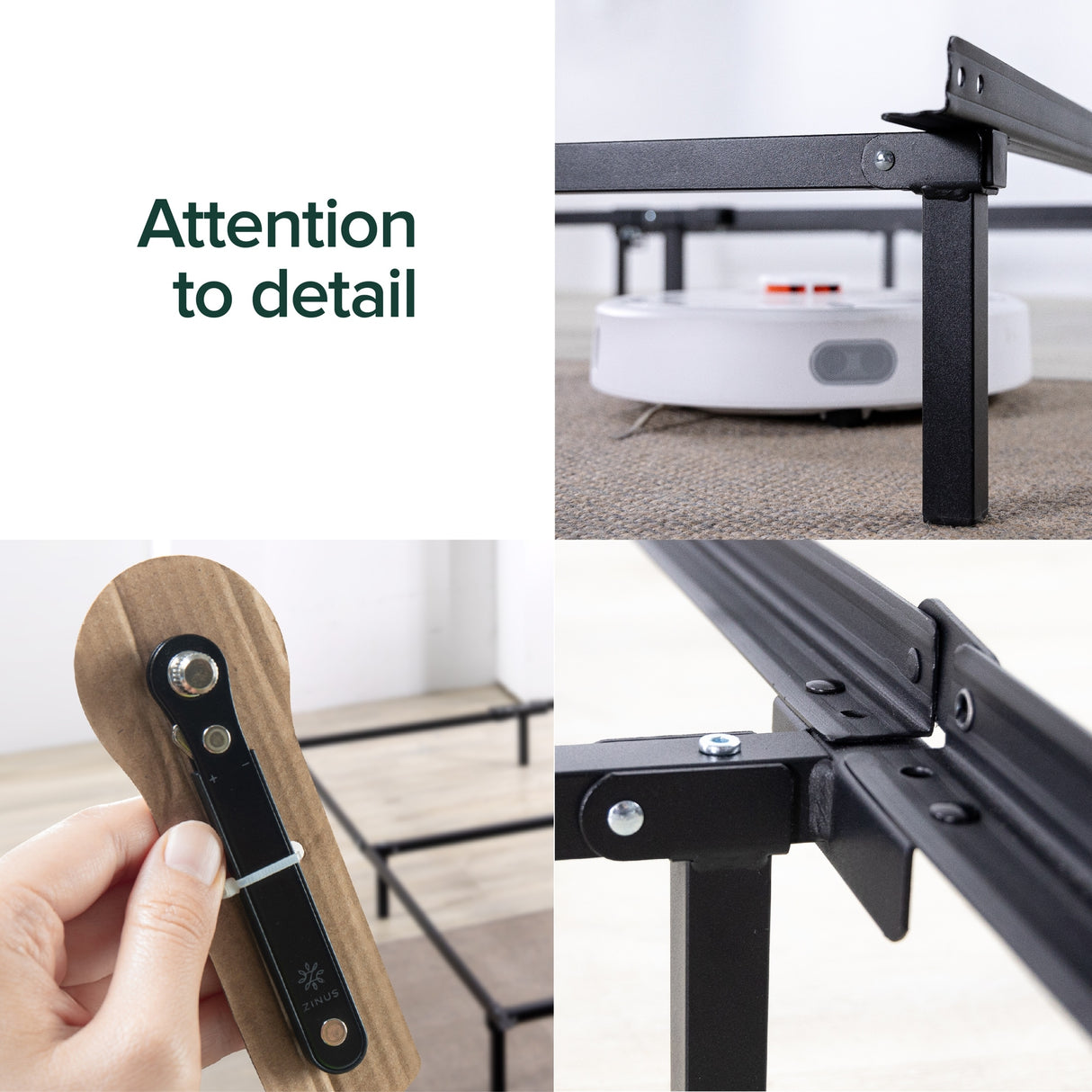 Priage by ZINUS Compack Metal Bed Frame