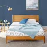 Priage by ZINUS Mid Century Wood Platform Bed Frame