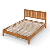 Priage by ZINUS Rustic Pine Deluxe Wood Platform Bed Frame