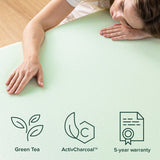 Priage by Zinus 1.5 inch Green Tea Memory Foam Mattress Topper