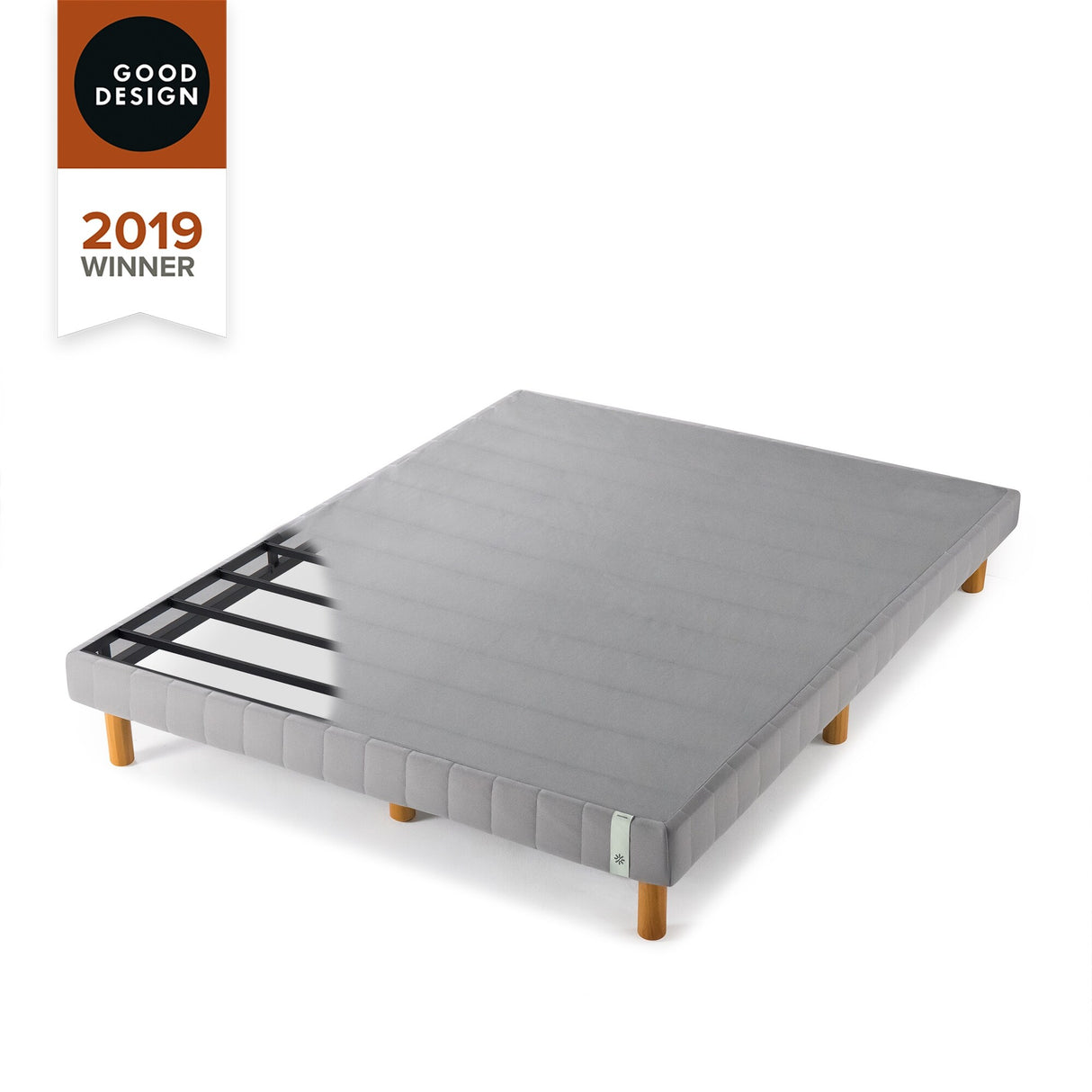 Priage by ZINUS GOOD DESIGN Winner Grey Metal Mattress Foundation, 11 Inch Platform Bed