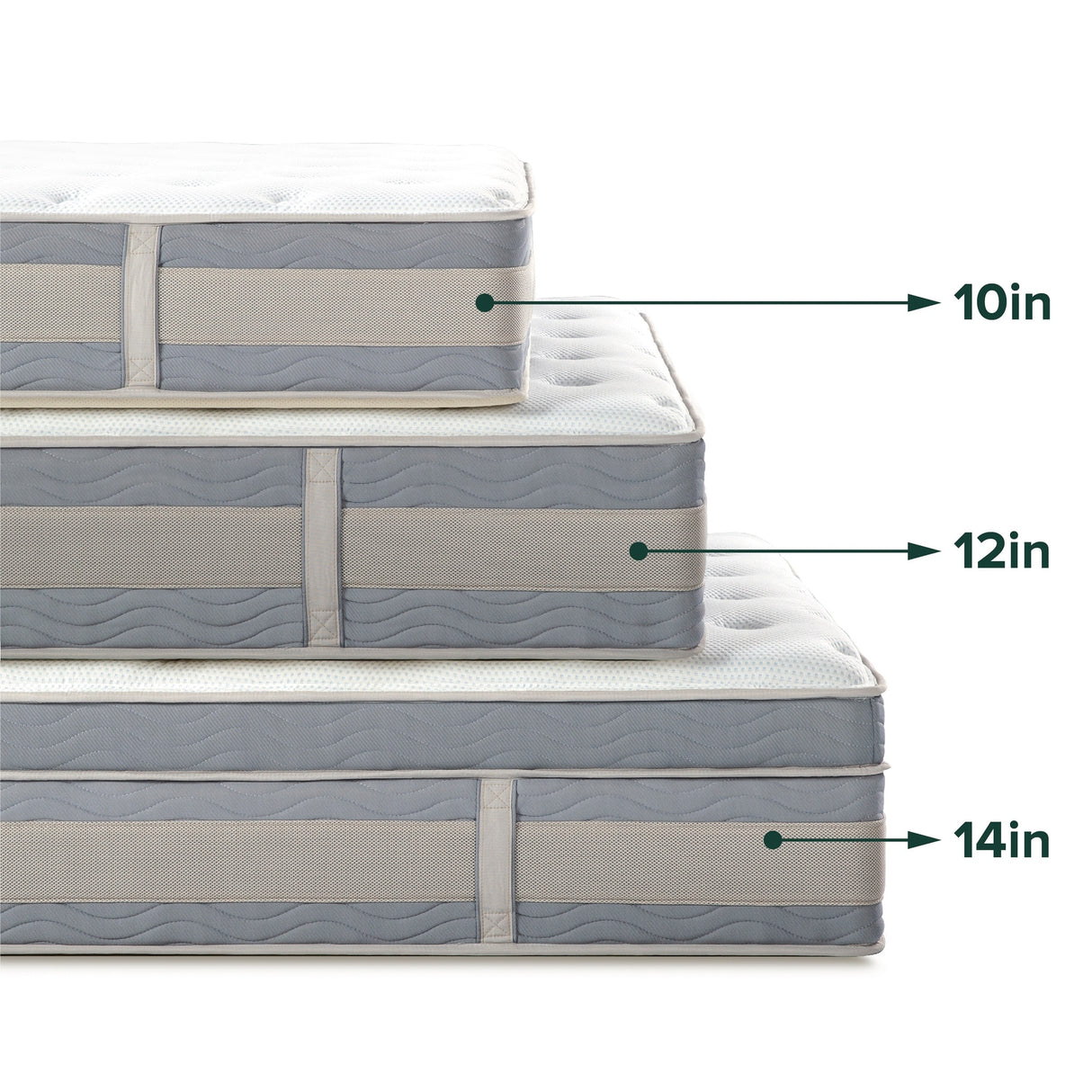 Priage by Zinus 14-inch Gel-infused Memory Foam Hybrid Mattress