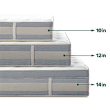 Priage by Zinus 14-inch Gel-infused Memory Foam Hybrid Mattress