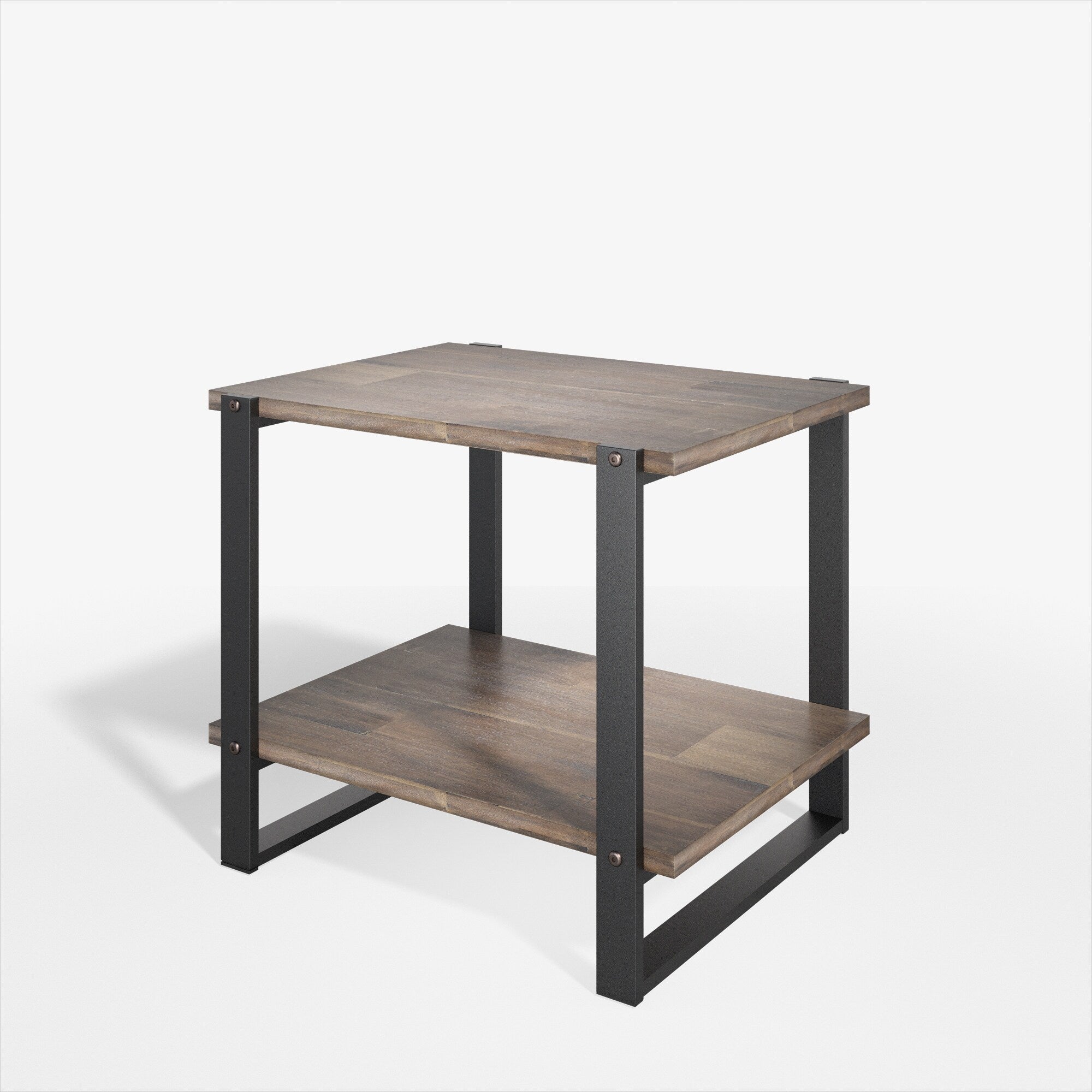 【韓国インテリア】 house recipe♪Steel side table Solid Mango Nesting Tables | Skyler 2 Pc Nesting Side Table