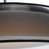 Prime 20"W LED Pendant - satin nickel