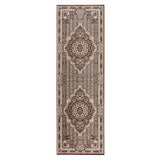 Prime Collection Border Brown/Cream Area Rug