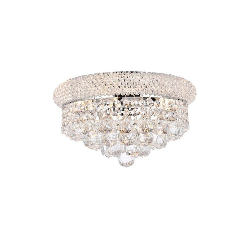 Primo 6 light Chrome Flush Mount Clear SpectraÆ SwarovskiÆ Crystal - One Size
