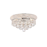 Primo 6 light Chrome Flush Mount Clear SpectraÆ SwarovskiÆ Crystal - One Size