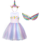 Princess Dress Costume for Little Girls Dress Up Outfit,S