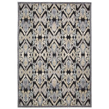 Rug Squared Princeton Black Patterned Area Rug - 7'9" x 9'9"