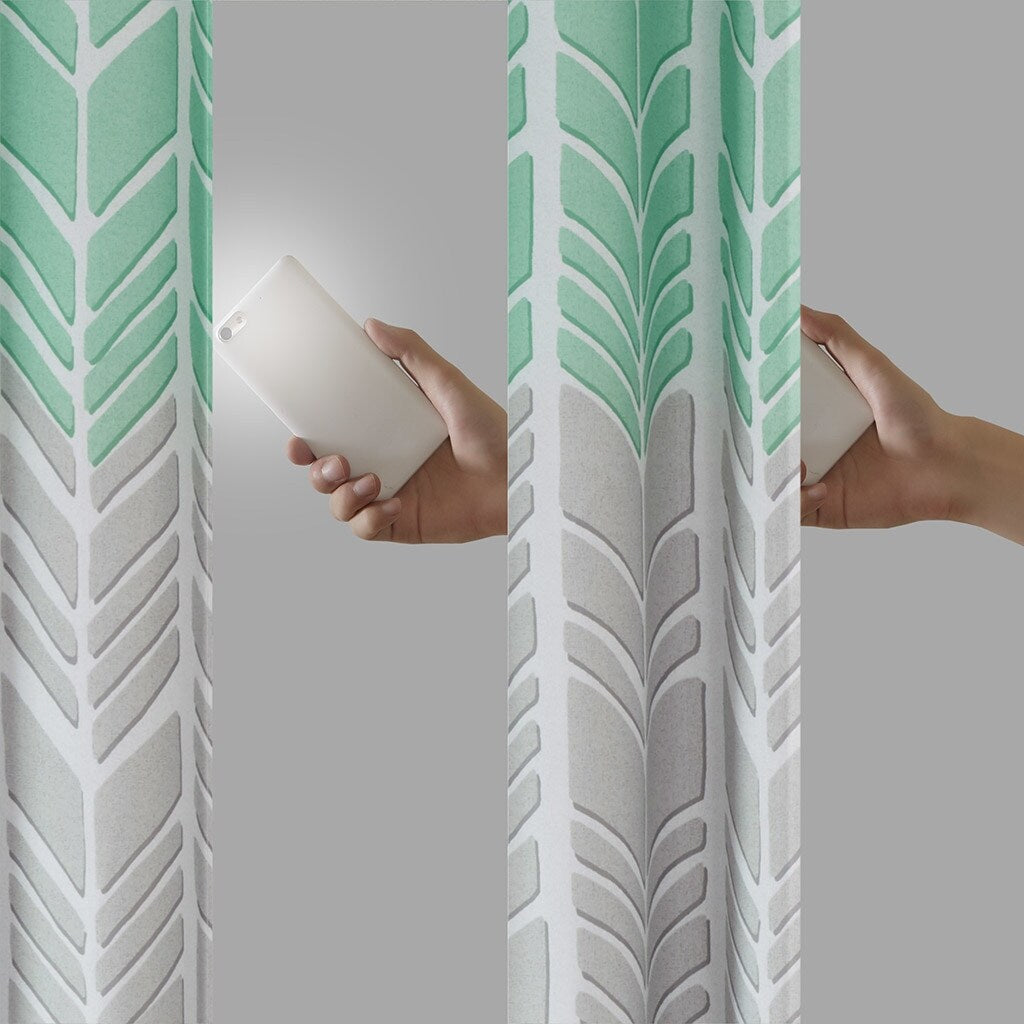 Printed Total Blackout Curtain Panel