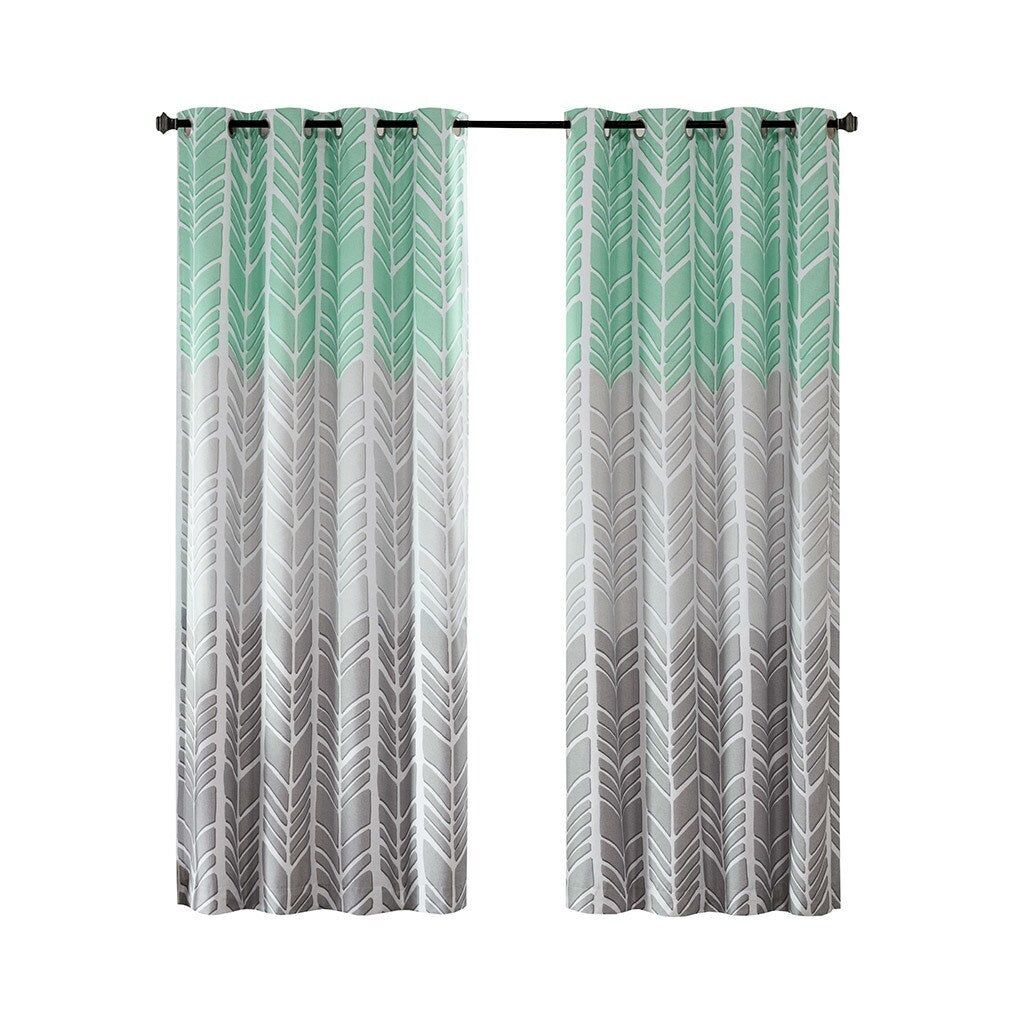 Printed Total Blackout Curtain Panel