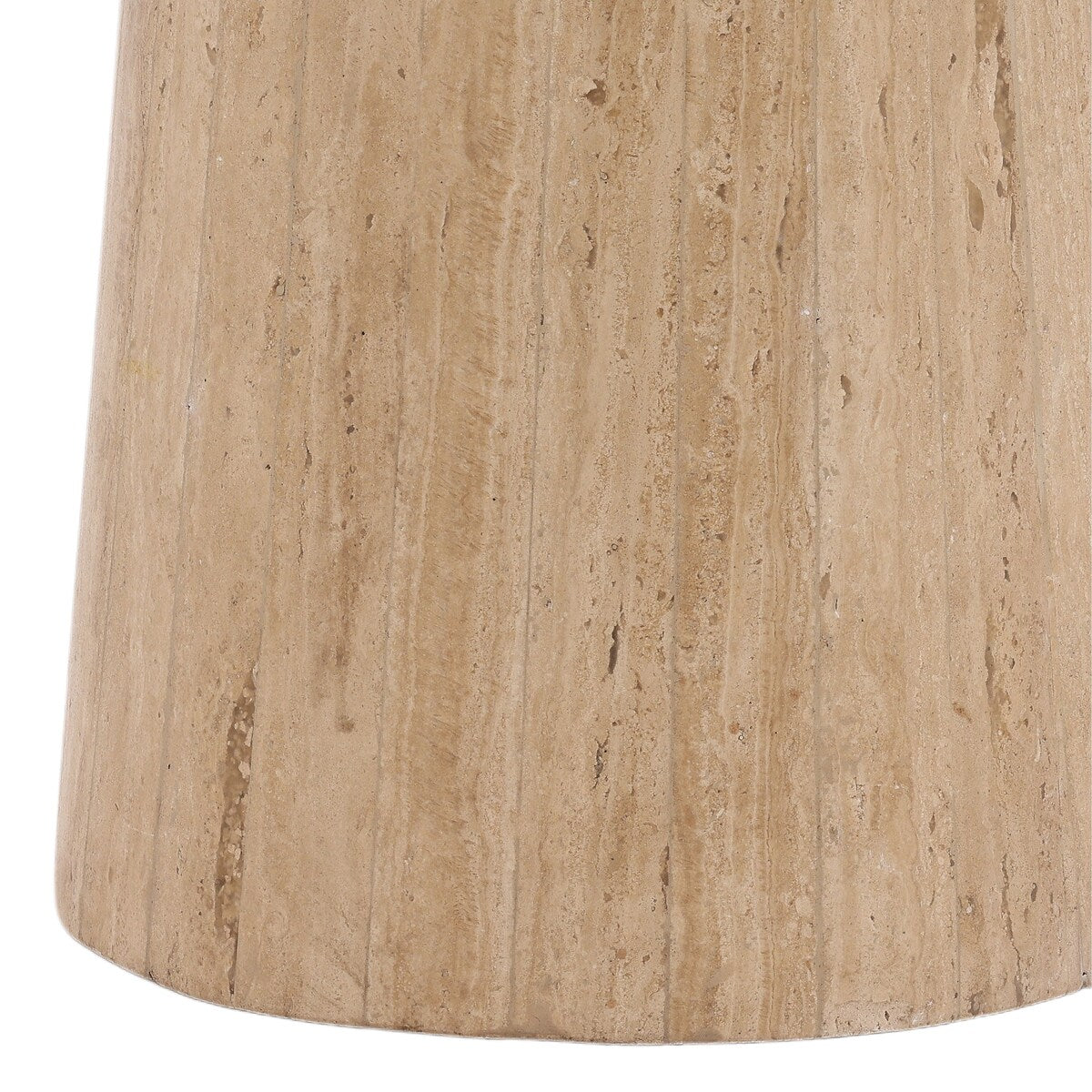 Pebble Travertine Bistro Table, Natural