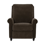 ProLounger Brown Chenille Push Back Recliner Chair