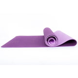 ProSource Natura TPE Yoga Mat 1/4" Thick 72" Long Reversible Non-slip Eco-conscious Hygienic Purple