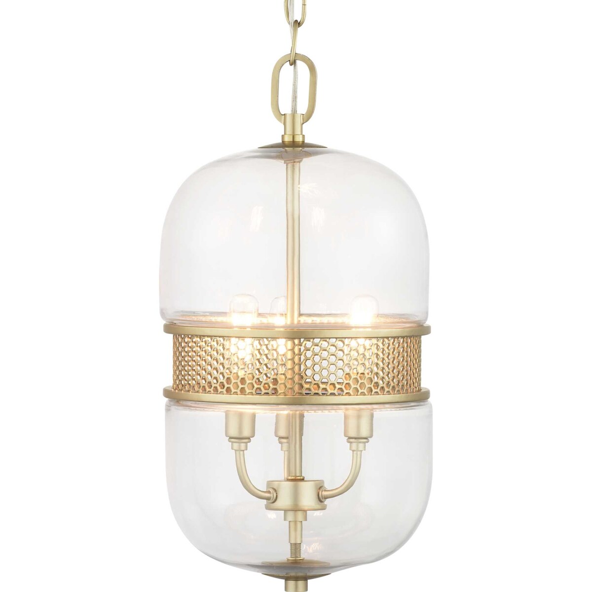 Progress Lighting Cayce 3 Light 9" Wide Taper Candle Mini Pendant