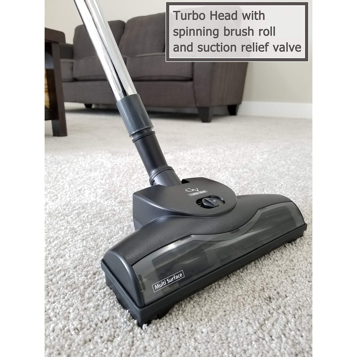 Prolux Tritan Pet Canister w/ Turbo Nozzle HEPA Sealed Vacuum Cleaner