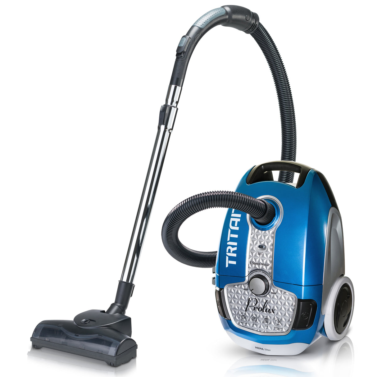 Prolux Tritan Pet Canister w/ Turbo Nozzle HEPA Sealed Vacuum Cleaner
